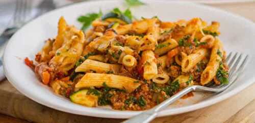 Penne à la viande hachée au cookeo - votre dîner cookeo.