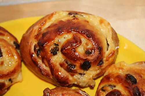 Petits pains aux raisins avec thermomix - recette facile.