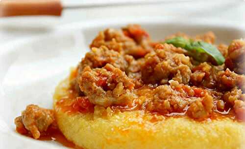 Polenta savoyarde au beaufort au thermomix - votre diner à l'italienne.