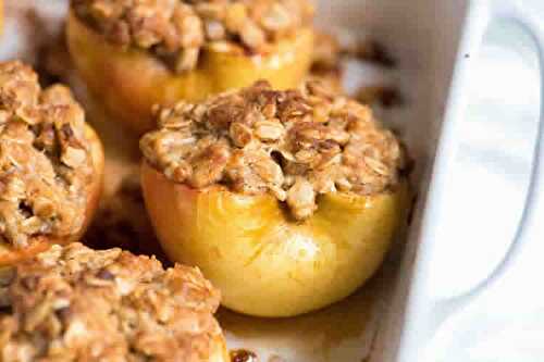 Pommes à la cannelle cuites au four - recette dessert.