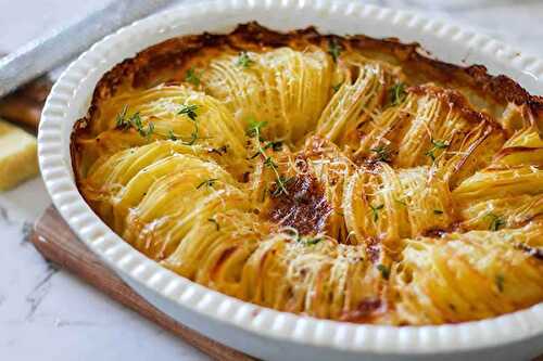 Pommes de terre à la crème au four - un délicieux gratin pour votre plat.