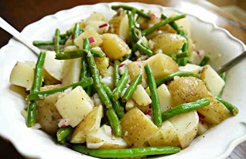 Pommes de terre haricots verts cookeo - entrée de repas avec cookeo.