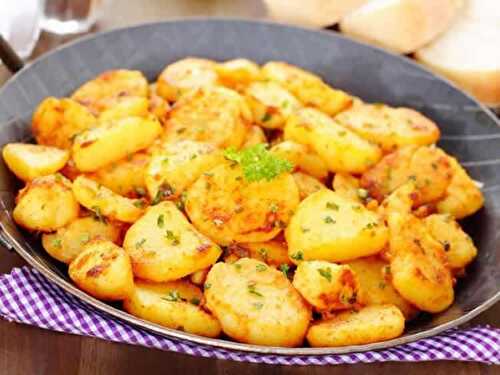 Pommes de terre rissolées au cookeo - plat des pommes de terre sautées
