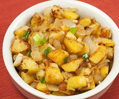 Pommes de terre sautées avec oignon - pour accompagner votre plat
