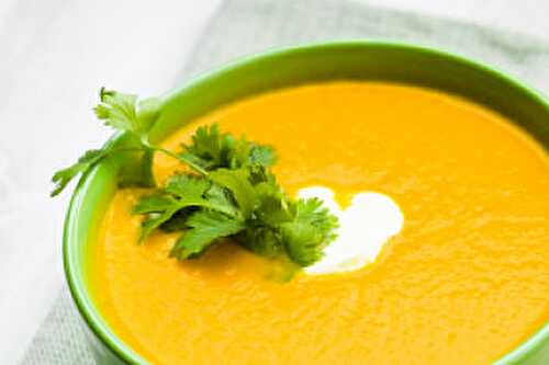 Potage aux carottes et pomme de terre avec thermomix