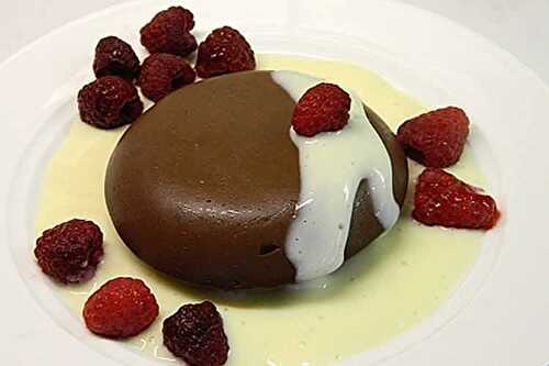 Pouding au chocolat à la crème - votre recette dessert facile.