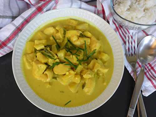 Poulet au curry et ananas au thermomix - pour votre repas principal.