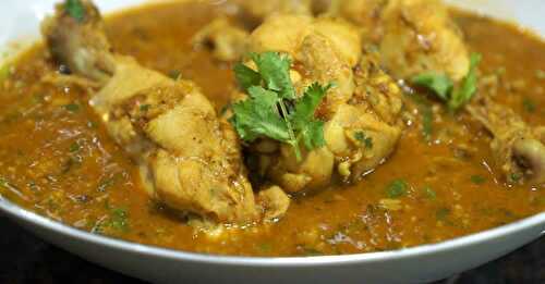 Poulet au curry et pois cassés ww - la recette facile pour votre dîner.
