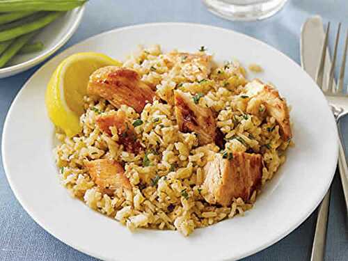 Poulet au riz avec sauce Worcestershire cookeo - recette cookeo.