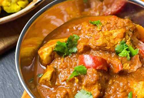 Poulet Balti au curry Weight Watchers - de la cuisine indienne.
