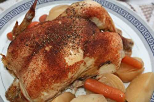 Poulet entier avec mijoteuse - recette facile pour votre plat.