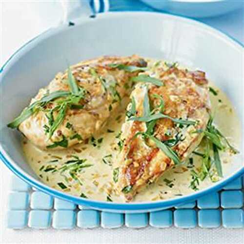 Poulet estragon cookeo - un plat principal aromatisé avec le cookeo.