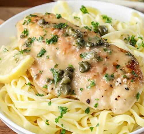 Poulet piccata - recette facile d'un délicieux plat italien