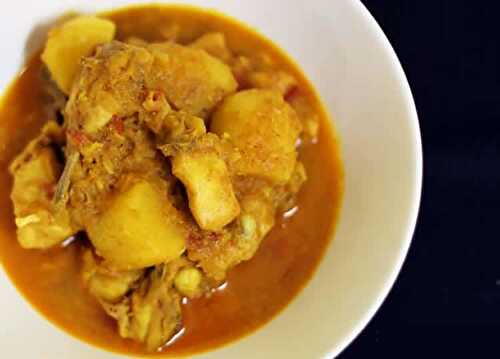 Poulet pomme de terre curry au cookeo - recette cookeo.