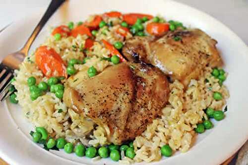 Poulet riz carottes cookeo - un délicieux plat pour votre diner.