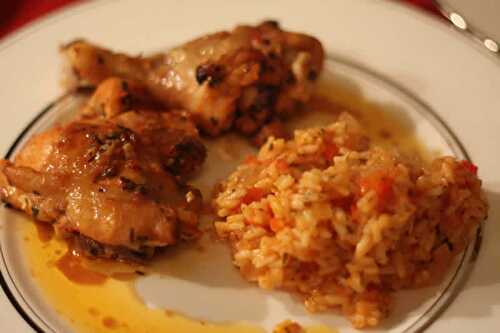 Poulet riz cookeo - un plat avec cookeo pour votre dîner en famille
