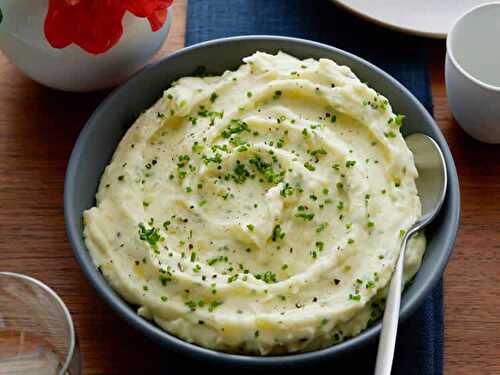 Purée de pommes de terre à la ciboulette au cookeo