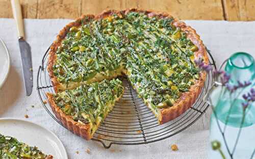 Quiche aux asperges et poireau - idéale pour votre dîner