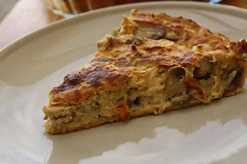 Quiche aux champignons avec thermomix - recette facile pour vous