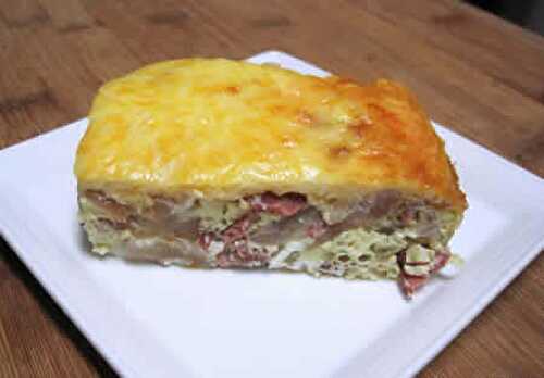 Quiche aux lardons oignon - recette facile pour un plat délicieux.