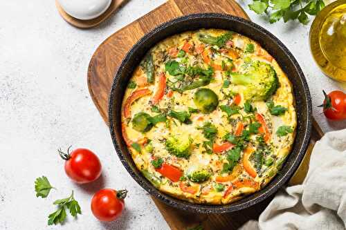Quiche aux légumes sans pâte - un vrai délice à la crème au four