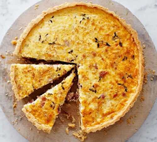 Quiche aux oignons thermomix - recette facile chez vous.