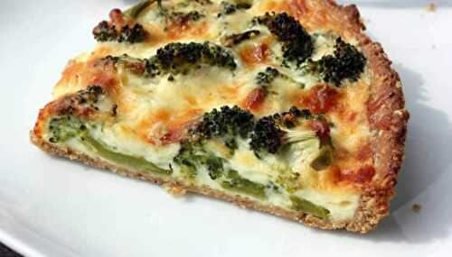 Quiche brocoli à la crème fraîche - pour votre repas léger.