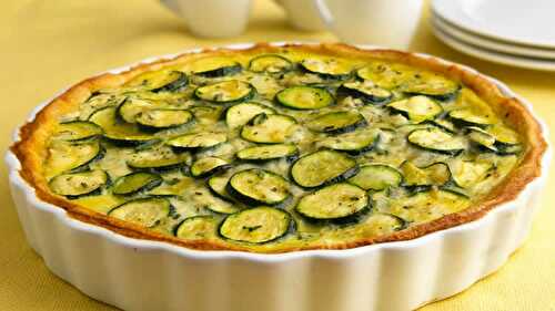 Quiche courgettes comté au thermomix - pour accompagner vos plats.