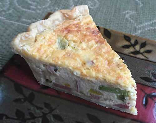 Quiche courgettes et jambon au thermomix - recette thermomix facile.