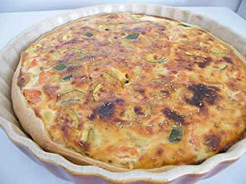 Quiche courgettes lardons - recette facile à la maison.