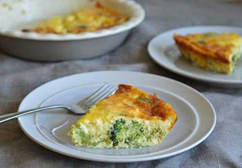 Quiche de brocolis et fromage au thermomix - recette thermomix.