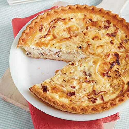 Quiche legere - recette facile pour cette délicieuse quiche.