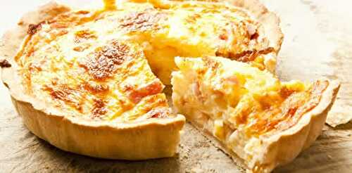 Quiche lorraine lardon soja - recette facile pour votre plat.