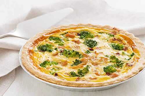 Quiche poulet et brocoli au thermomix - un délicieux plat de poulet