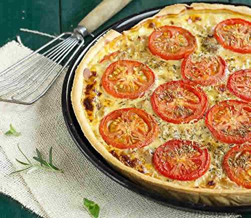 Quiche thon et tomates au thermomix - recette thermomix facile