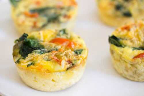 Quiches aux légumes sans pâte - pour accompagner vos plats.