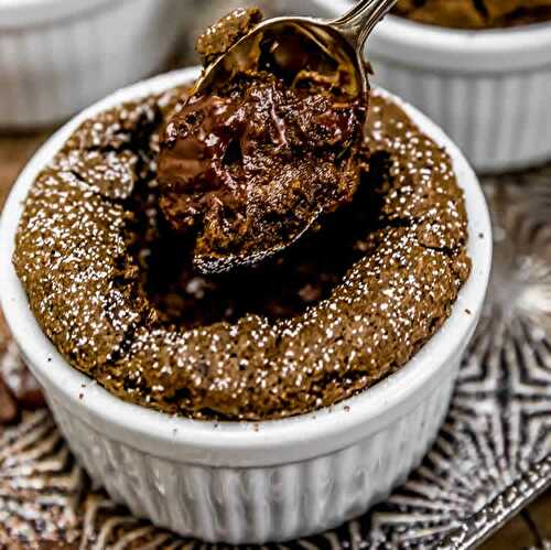 Ramequins chocolat au coeur coulant - un délice au chocolat fondant