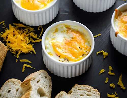 Ramequins d'œuf crème et fromage - délice pour accompagner vos plats