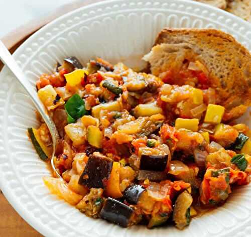 Ratatouille la meilleure recette au cookeo - délice pour votre plat