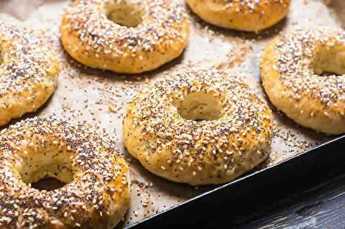 Recette bagels facile w.w - un pain délicieux pour votre petit dejeuner.