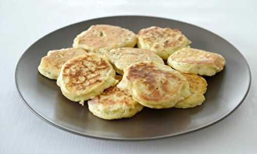 Recette blinis courgette au jambon avec thermomix - recette thermomix.