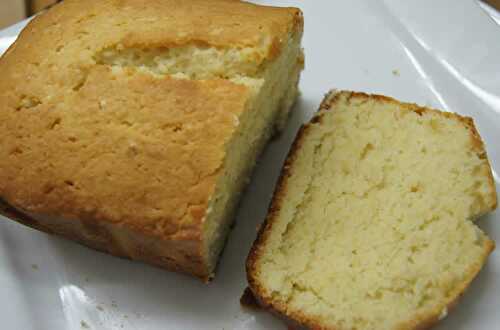 Recette cake nature weight watchers - gâteau léger du petit déjeuner