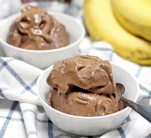 Recette chocolat ice cream ww - un sorbet dessert à 3 SP.