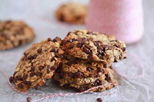 Recette de biscuits à l'avoine et pépites de chocolat ww