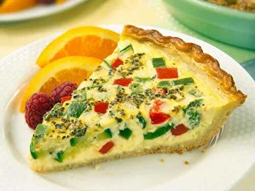 Recette facile de quiche aux légumes - pour accompagner votre plat