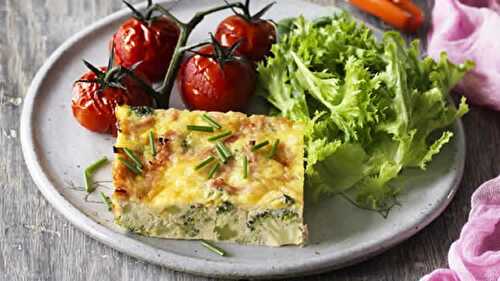 Recette frittata italienne ww - une tranche délicieuse à 4 SP.