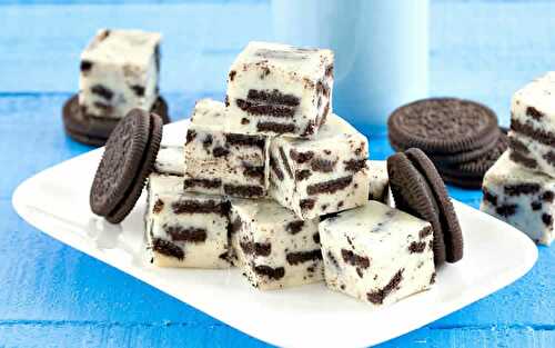 Recette fudge oreo au chocolat avec thermomix - recette thermomix.