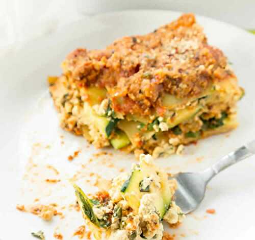 Recette lasagnes au thon et courgettes avec thermomix