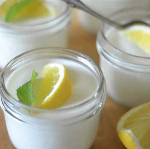 Recette panna cotta au citron ww - la crème desset facile.