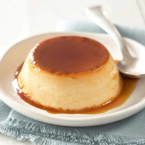 Recette petits flans au caramel ww - dessert pour 4 SP.